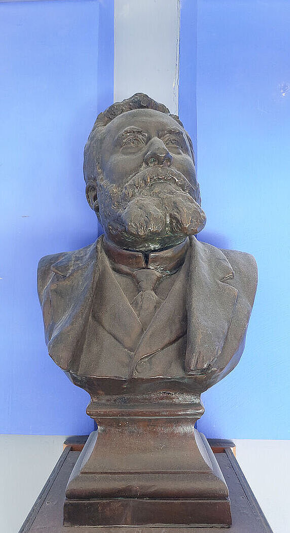 Buste de Jean Jaurès du Collège Jean Jaurès. Albi, 2024